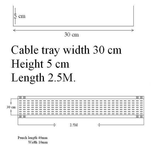 Stärke-Kabel Tray Profile Roll Forming Machine Q235 2.0mm