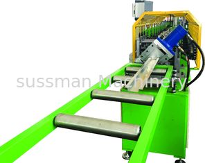Ketten-Antriebs-Licht-Stahlkiel-Omega-Purlin-Rolle, die Maschine für Decken-GestaltungssystemLeitungsgeschwindigkeit 10-15m/min bildet