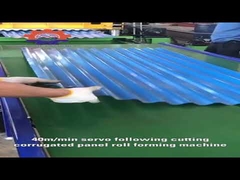 40m-min Servo-gesteuerte Schneidemaschine für die Kaltumformung von Wellblech