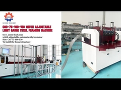 Breiteneinstellbare Leichtstahlrahmenmaschine