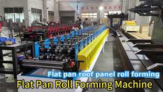 Rollformmaschine für Flachdachplatten